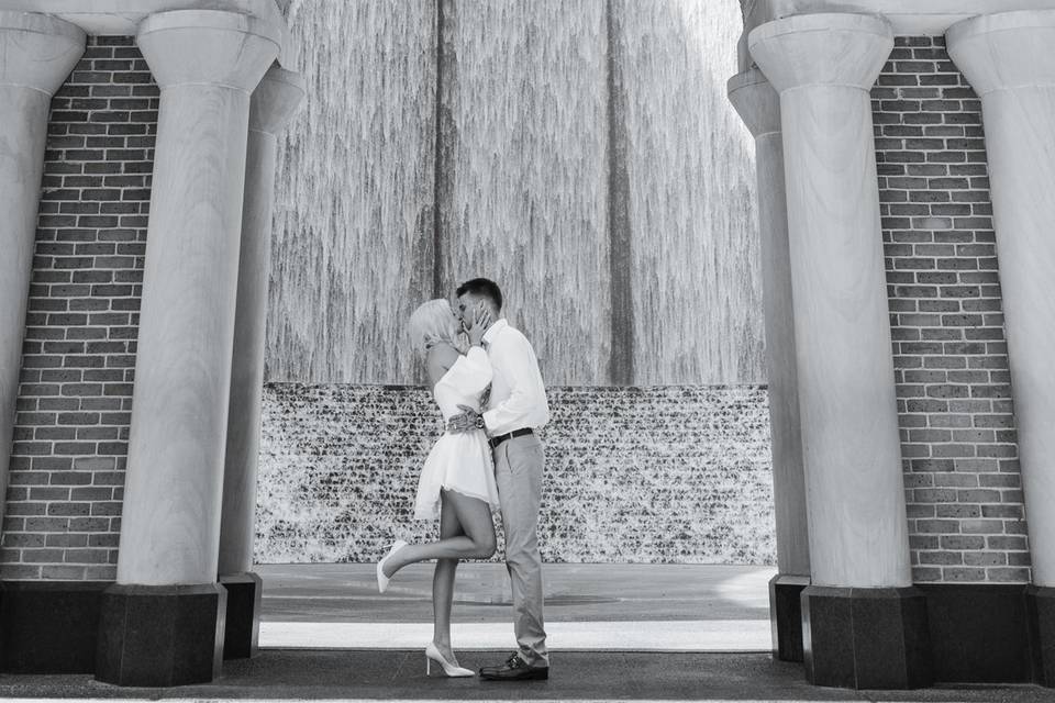 Waterwall Engagement Session