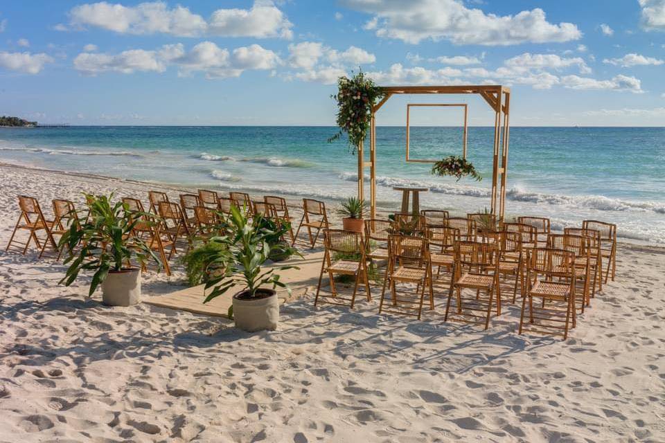 Beach wedding