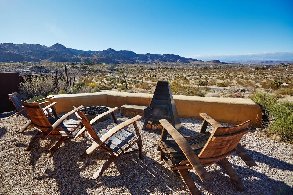 Cocktail Hour Patio w/ a view