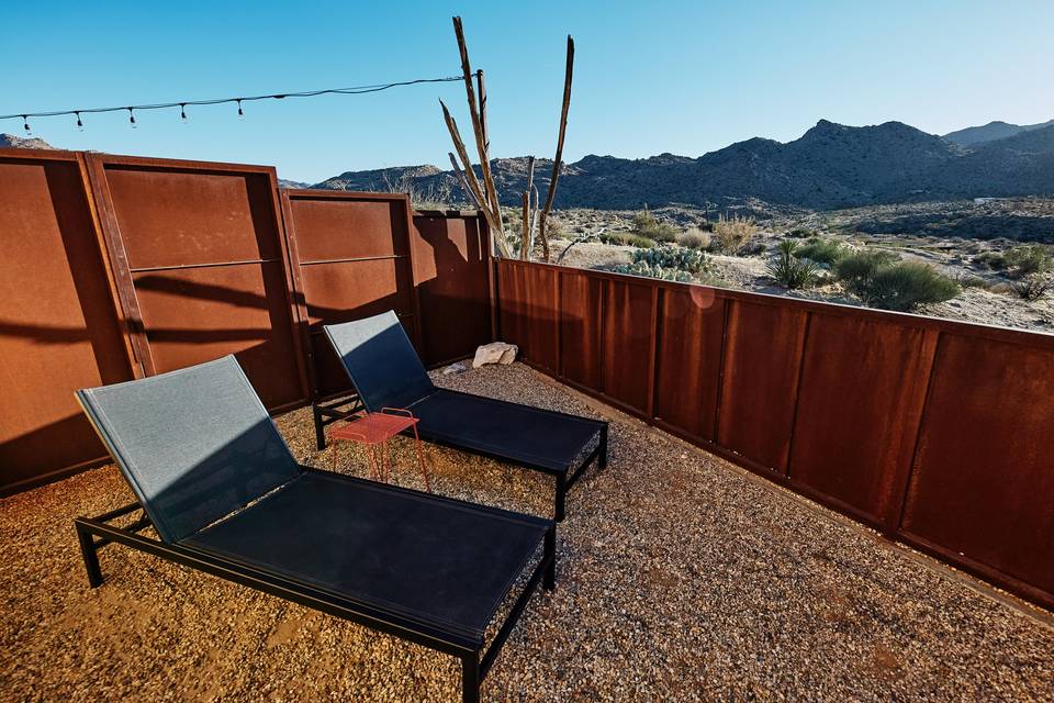 Honeymoon Sunning Chairs