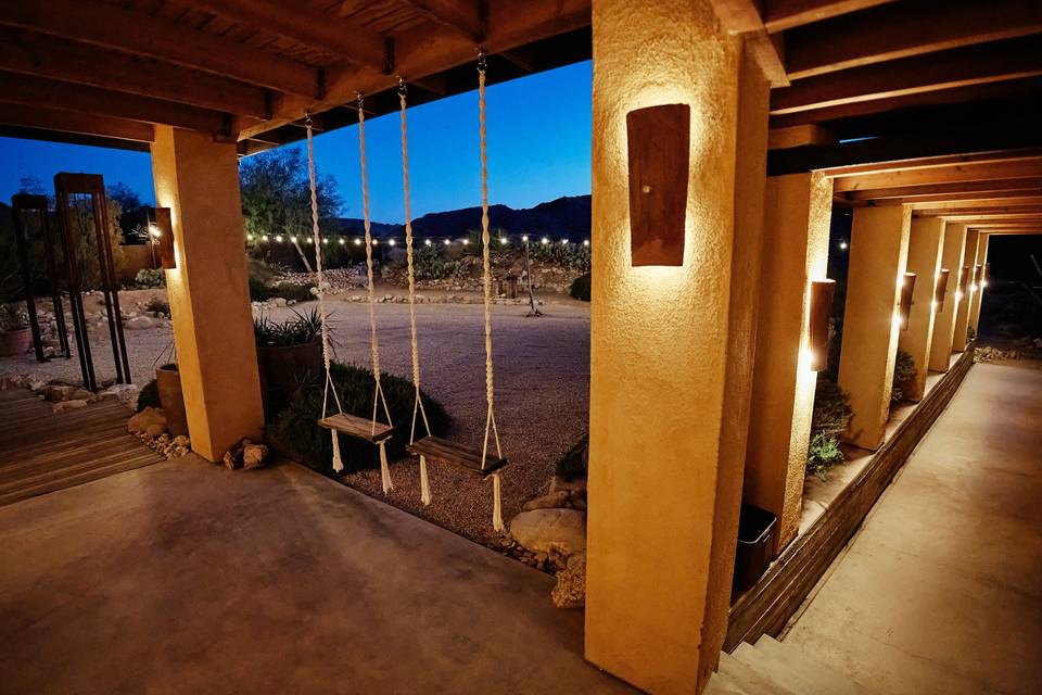 Reception Area at night