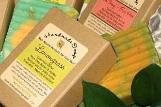 Handmade soaps -- lots of scents to choose from