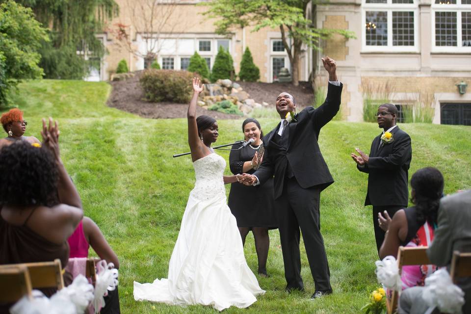 Ceremony at Haurel Hall