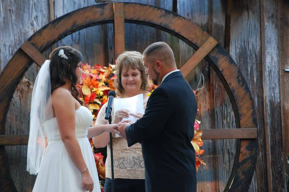 Caron Watkins, Notary and Officiant