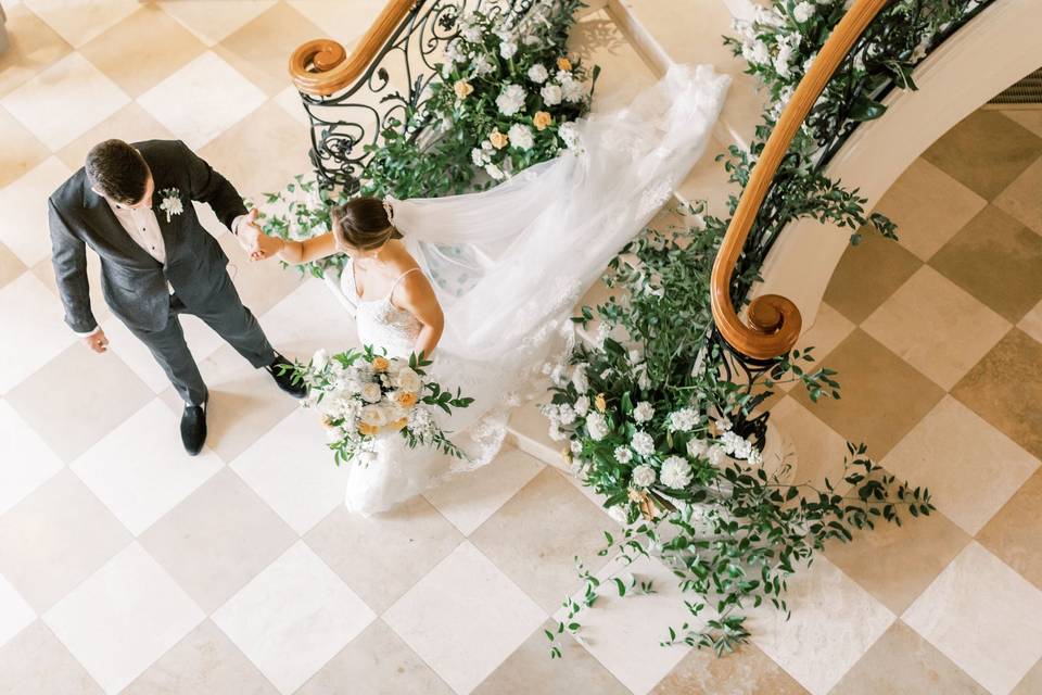 Staircase Florals & Foliage