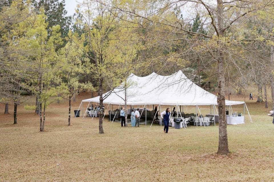30x60 tent, Lights, dancefloor