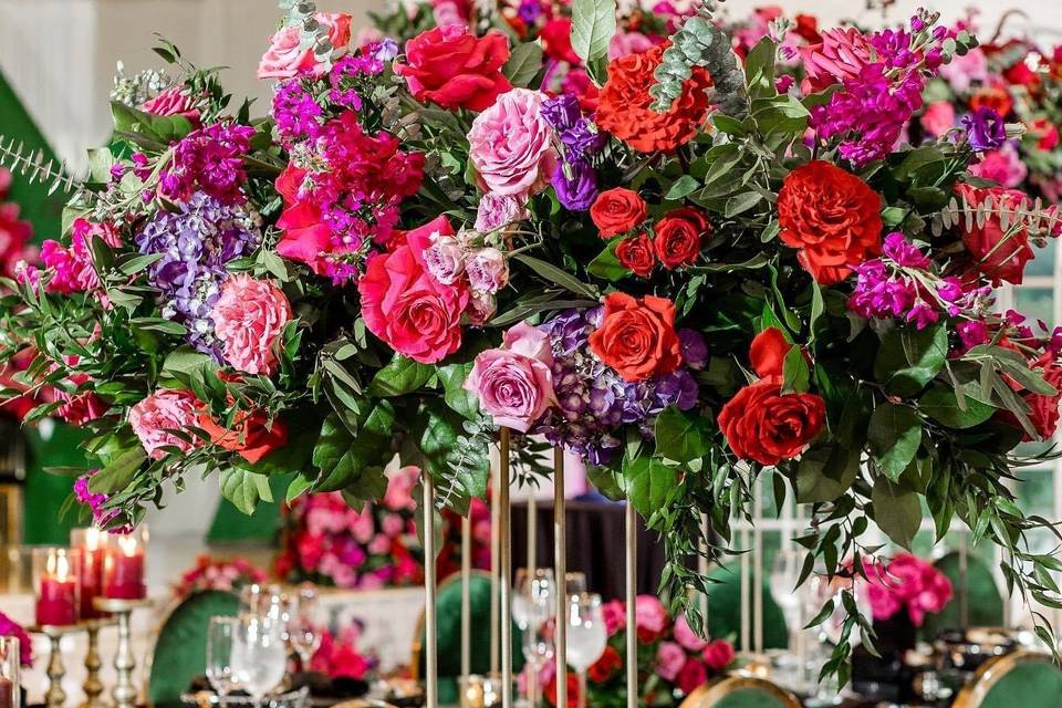 Reception florals