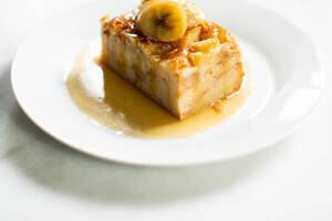 Bananas Foster's Bread Pudding