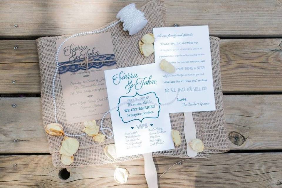 Wedding invitations