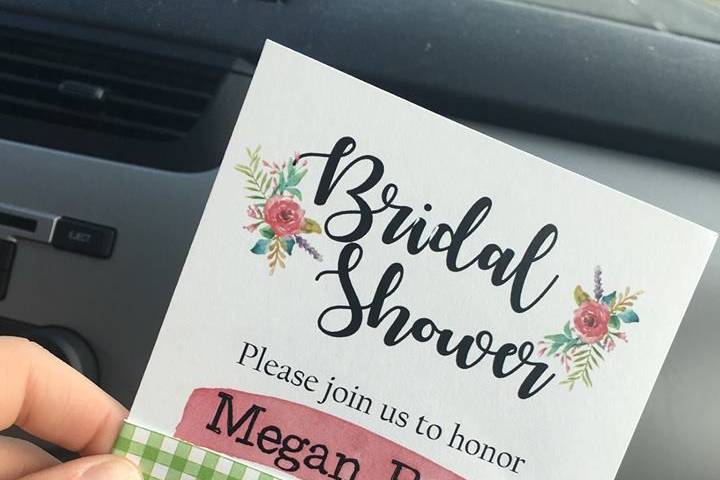 Wedding invitation