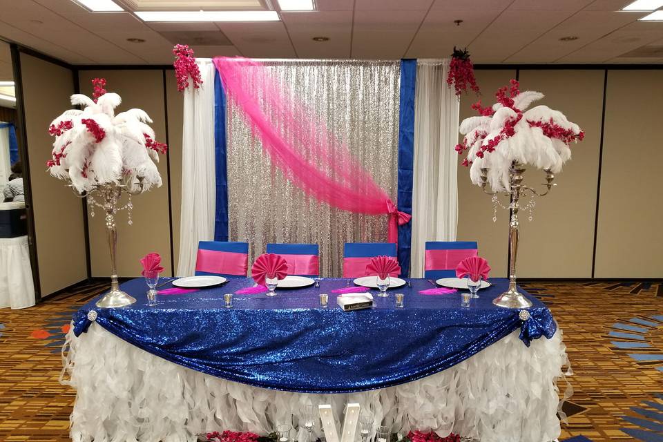 Head table decor