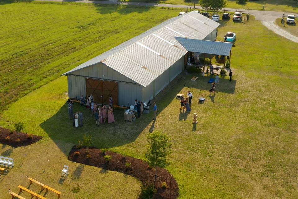 Burgaw Farms, NC - drone shot