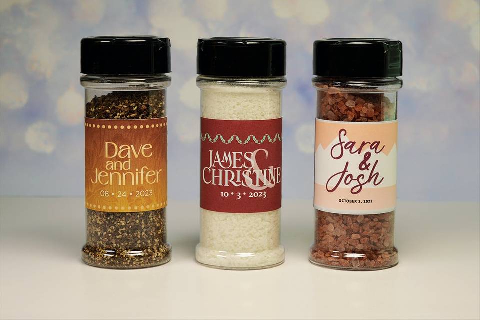 2 infused Salts and Pepper