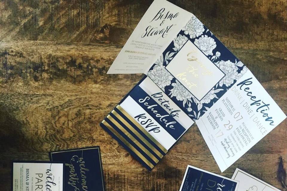 Navy card