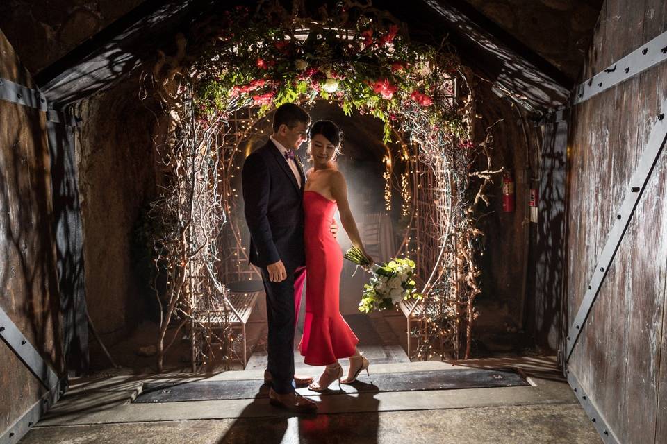 Couple in the spotlight
