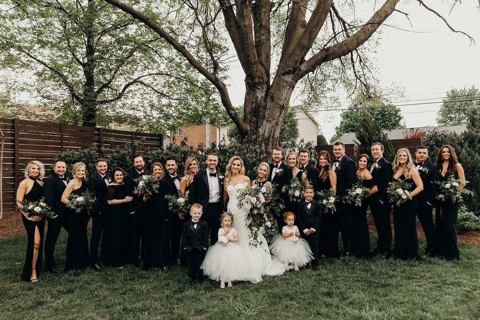 The wedding party