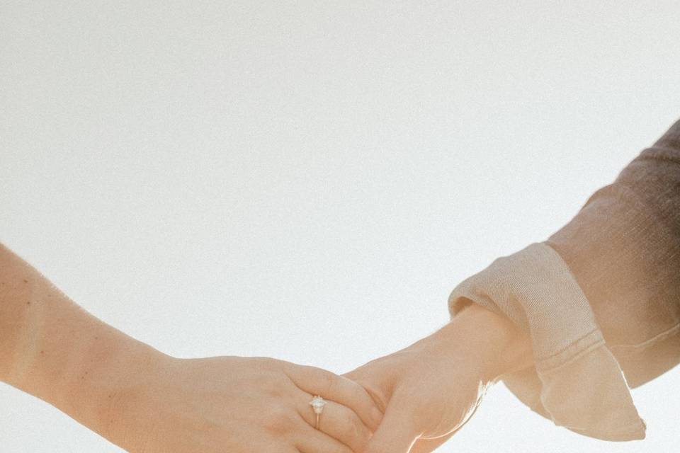 Holding hands