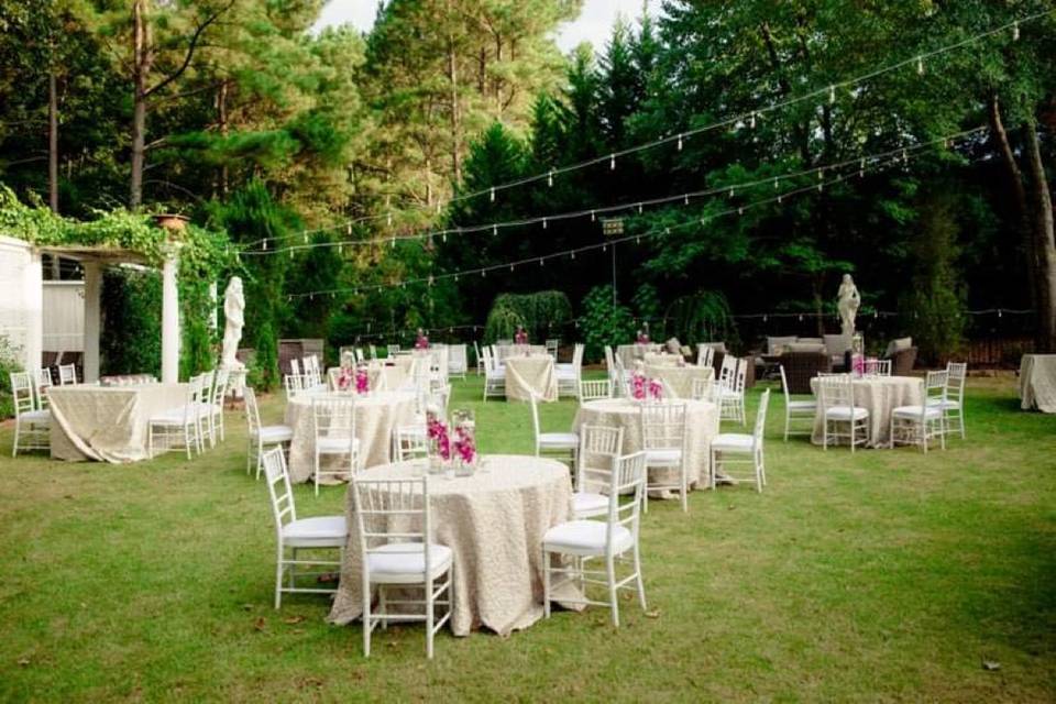 Formal Outdoor Reception