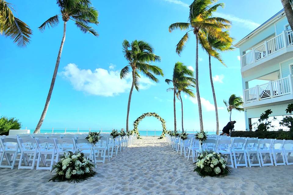 Private Beach Ceremony