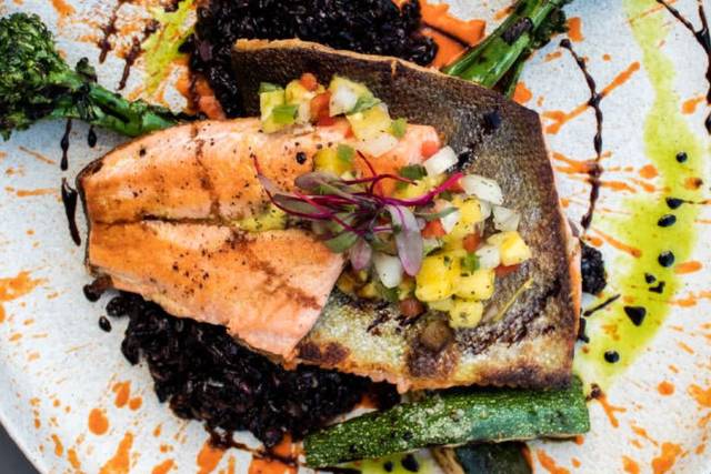 Salmon dish