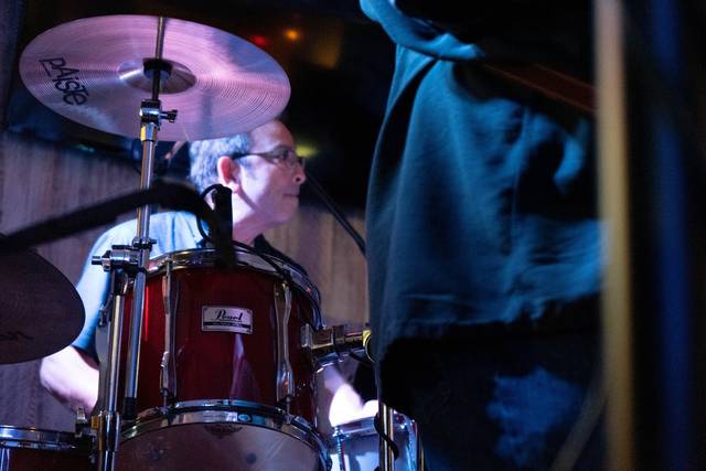 On the drums