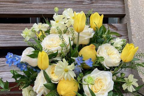 Lemon Theme Centerpiece