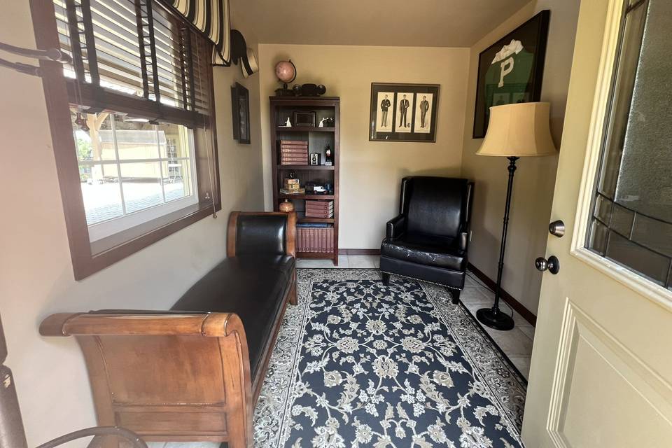 Grooms room
