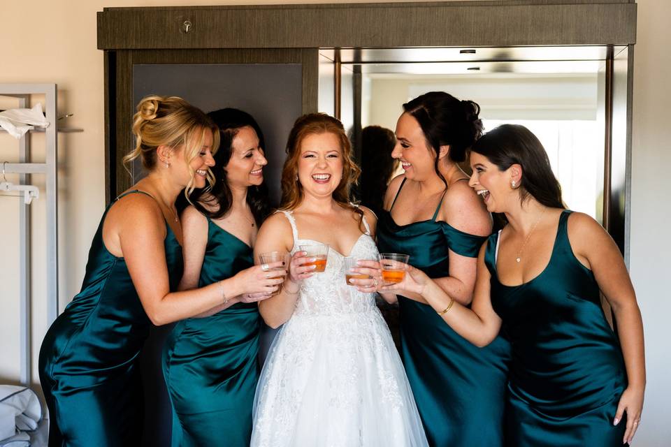 First Look for Bride