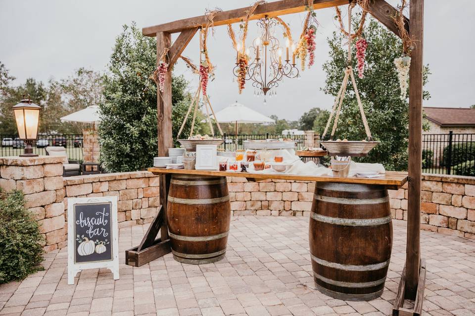 Cocktail Hour Food Display