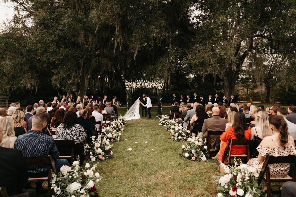 Ceremony under the Oaks