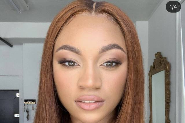 Romantic eye look