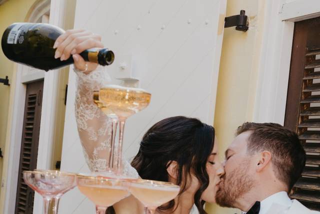 Champagne Tower!
