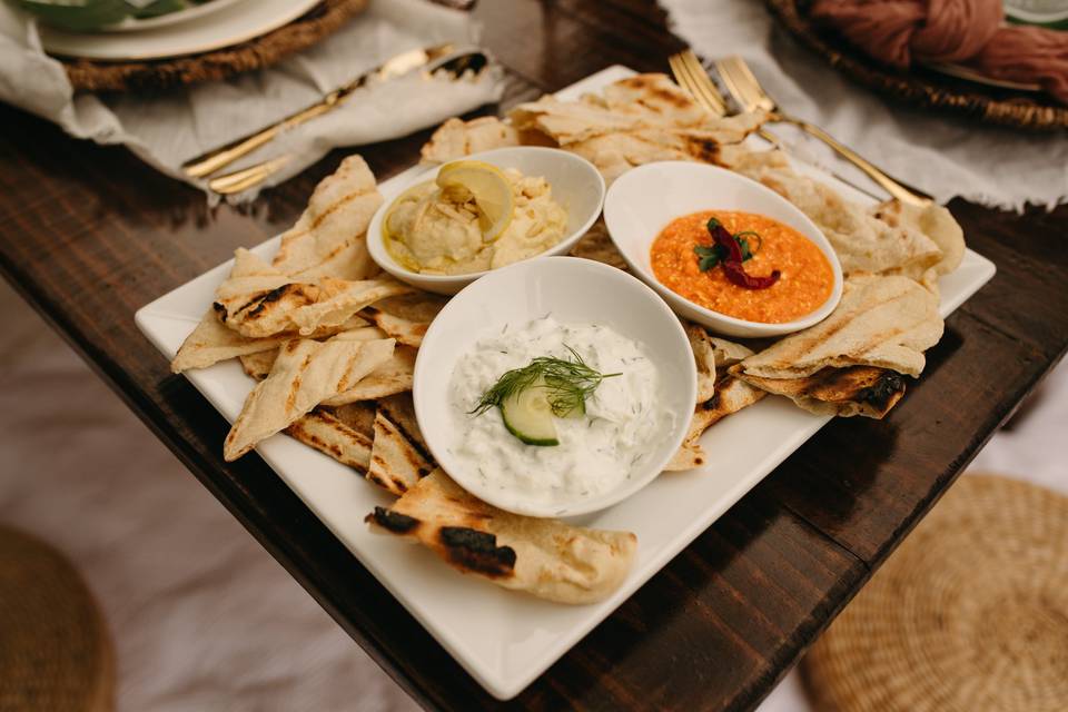 Mediterranean Dips & Spreads