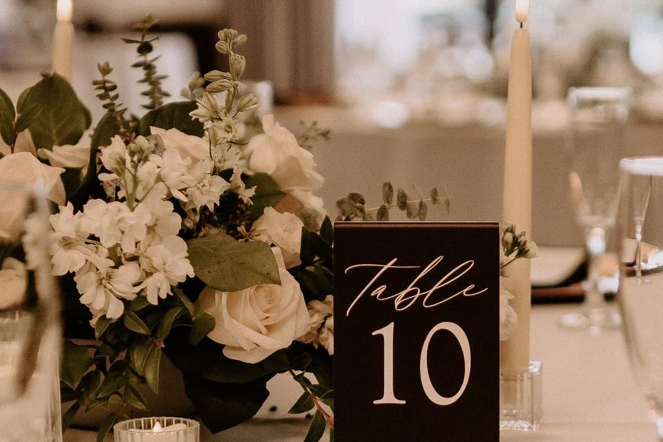 Table number