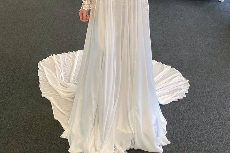 Chiffon Wedding Dress