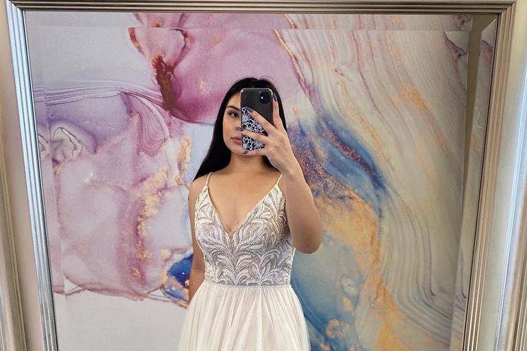 Soft Skirt Wedding Gown