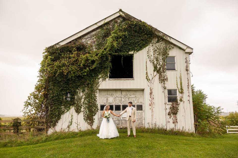 Outside the reception