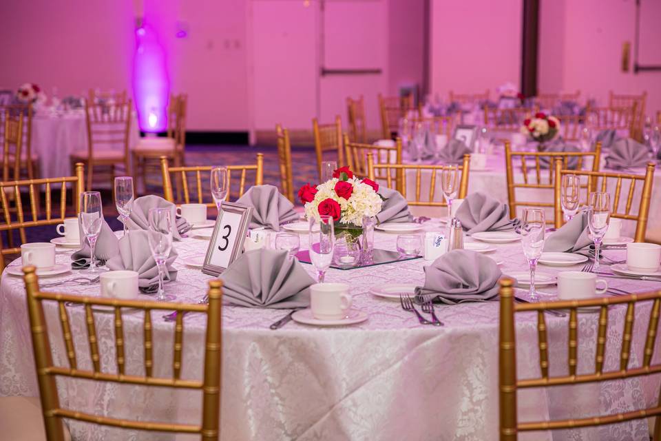 Forest ballroom table