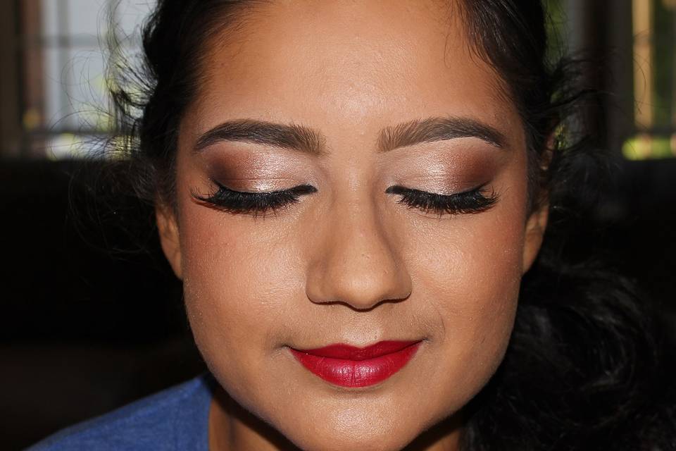 Indian wedding makeup