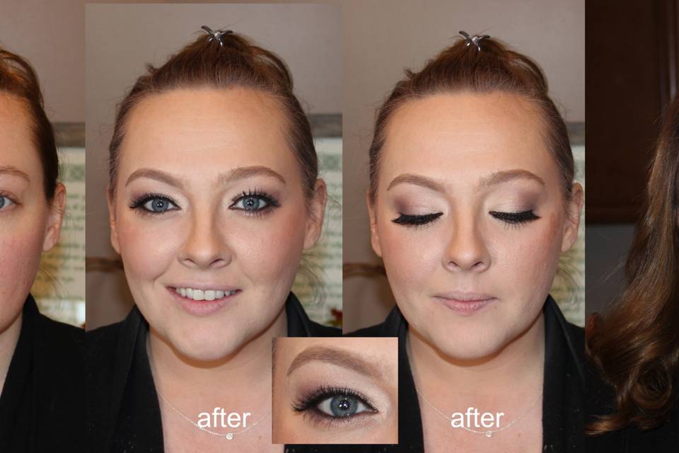 Bridesmaid makeup