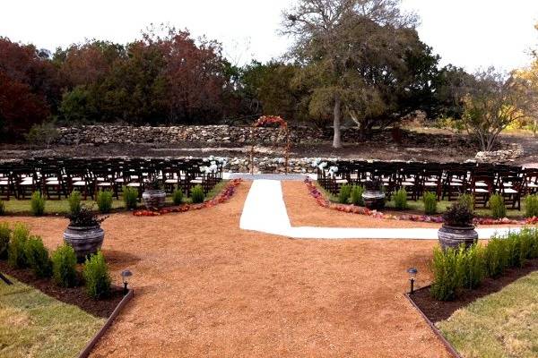 Ceremony setting