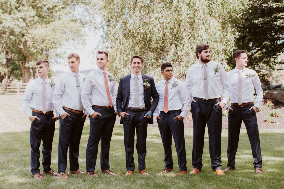 A Groom and His Guys