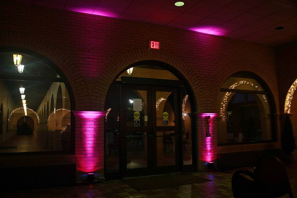 Pink Uplighting