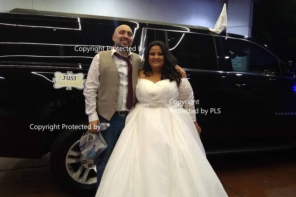 Houston wedding Limo