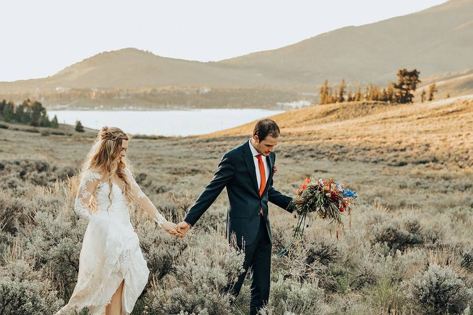 Mountain elopement