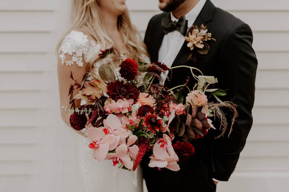 Bride and groom's table