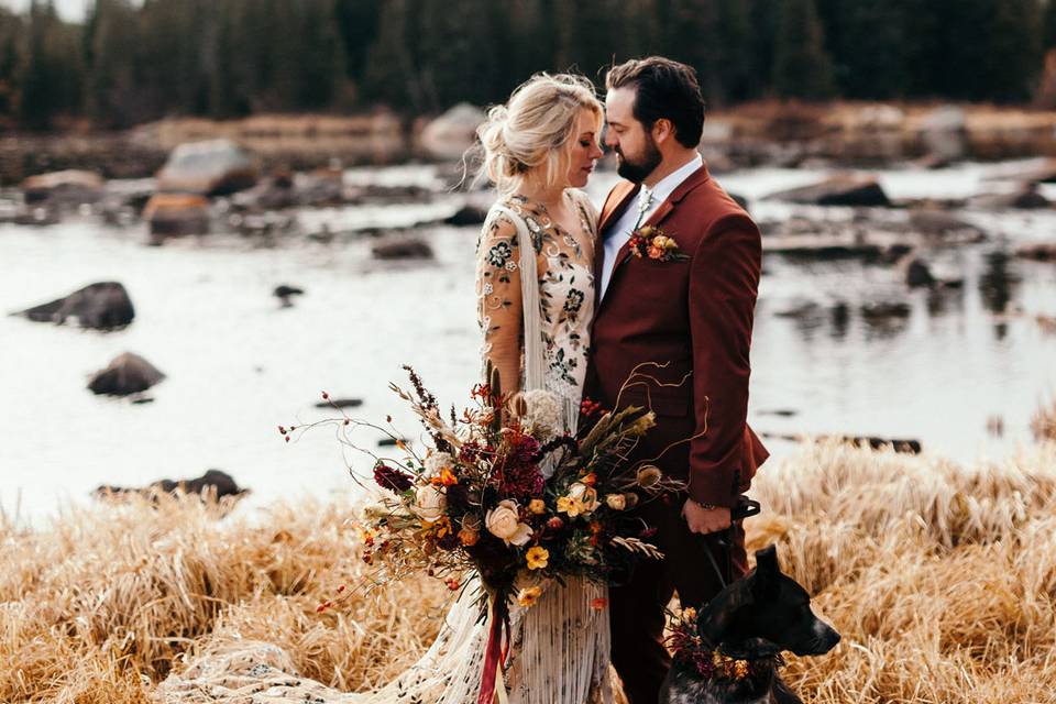 Bride and groom