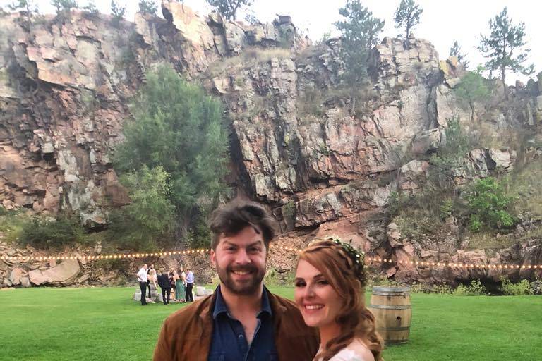 Me and the bride