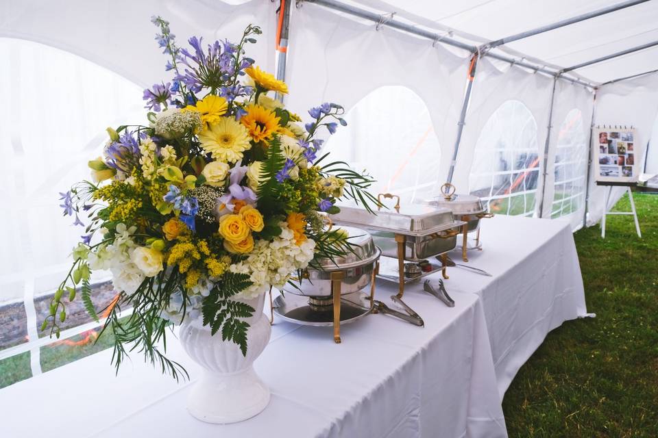 Hanging flowers Crown Event