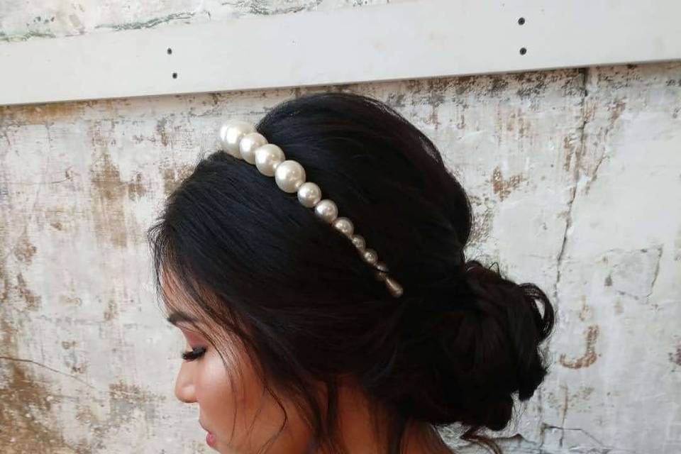 Soft updo